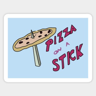 Pizza on a Stick Sticker